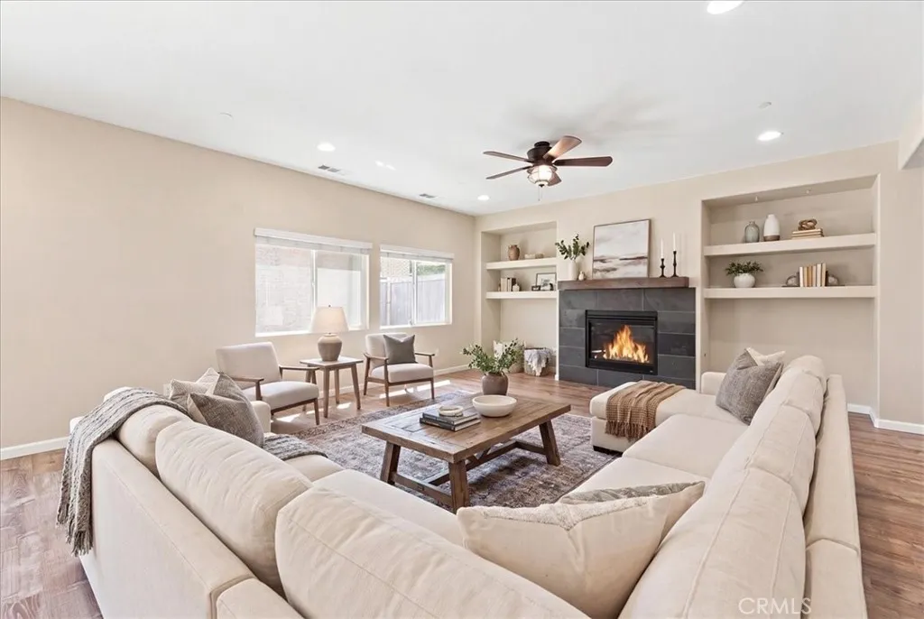 Digitally Staged Living Room