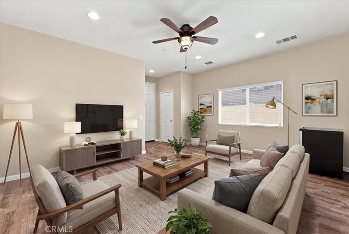 Digitally Staged ADU Living Room