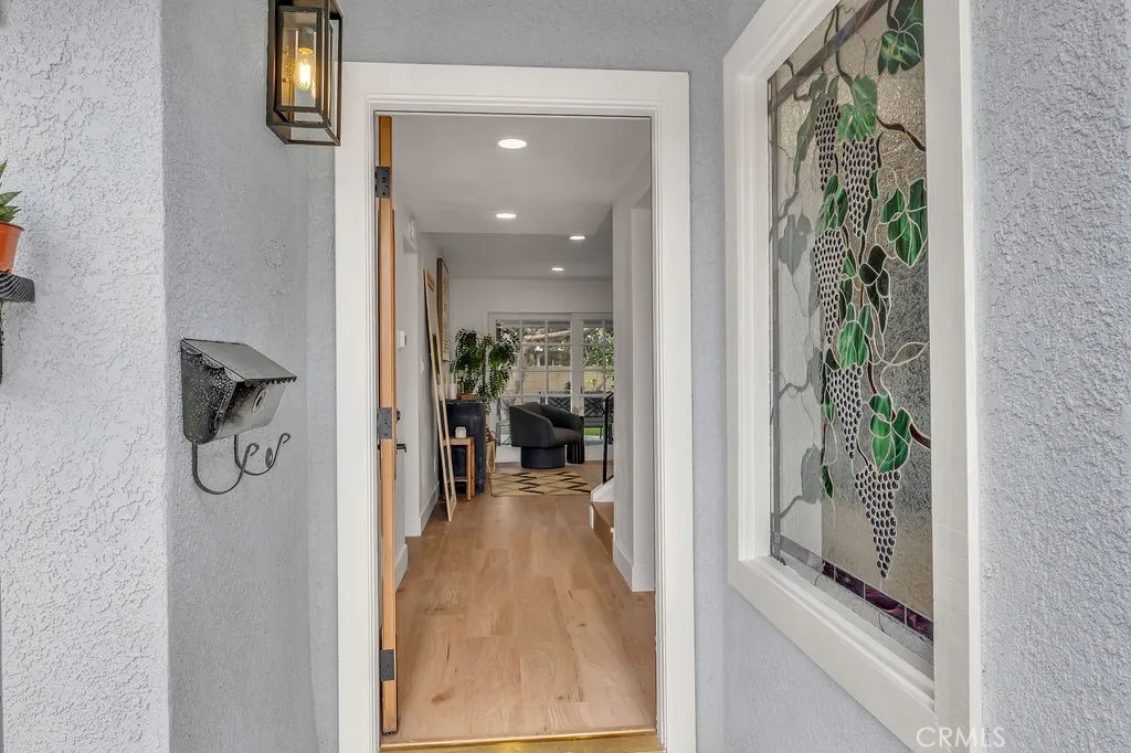 Inviting entrance