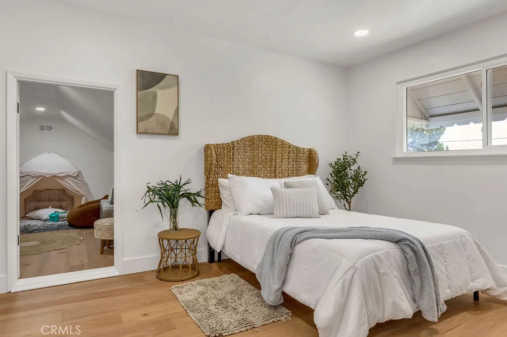 Large bedroom upstairs w/ attic
