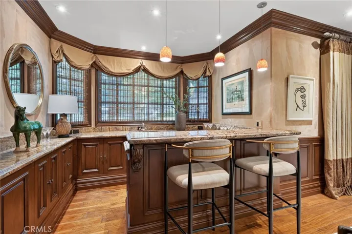 Wet Bar at Family Room