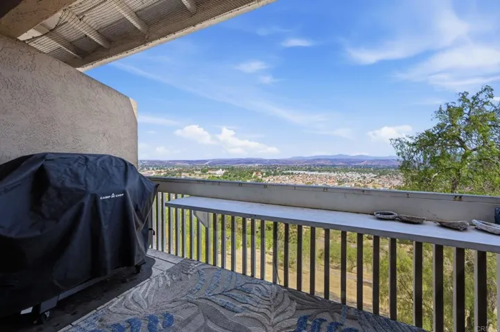 Best views from the balcony, looking North out to the west and east