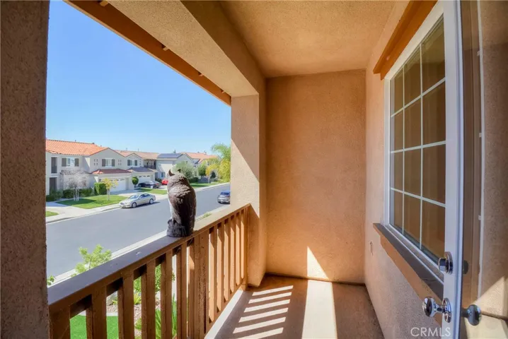 Front balcony from secondary bedroom