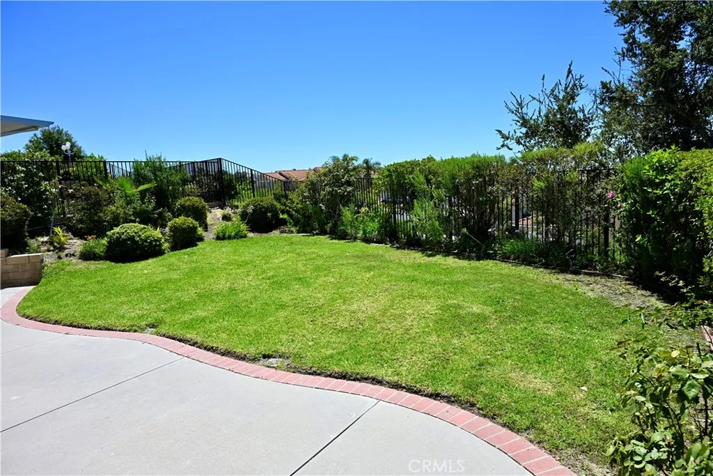 Large grassy rear yard