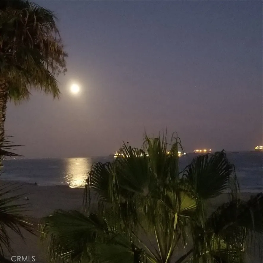 Full moon from the pool deck