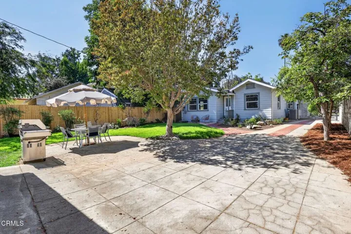 Backyard Patio Area