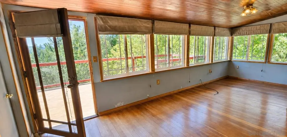 Upstairs deck access