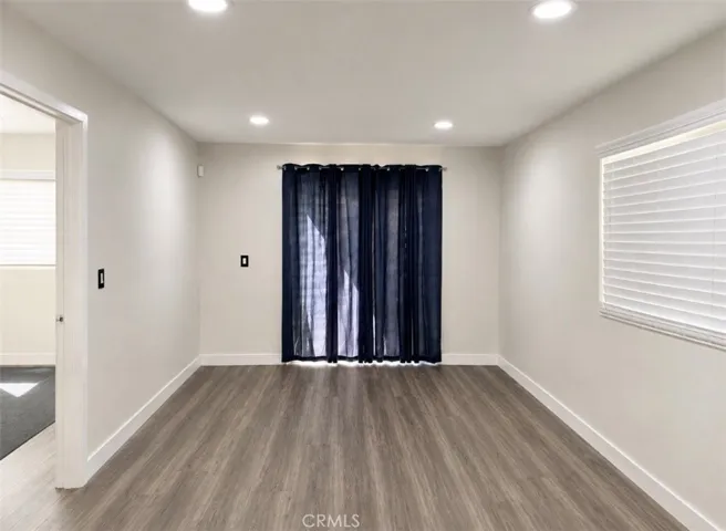 Living Room with closed curtain