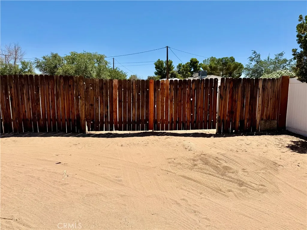 Gate leading to separated yard