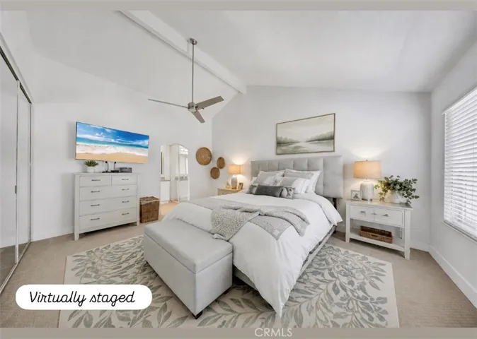 Master Bedroom/ Virtually staged