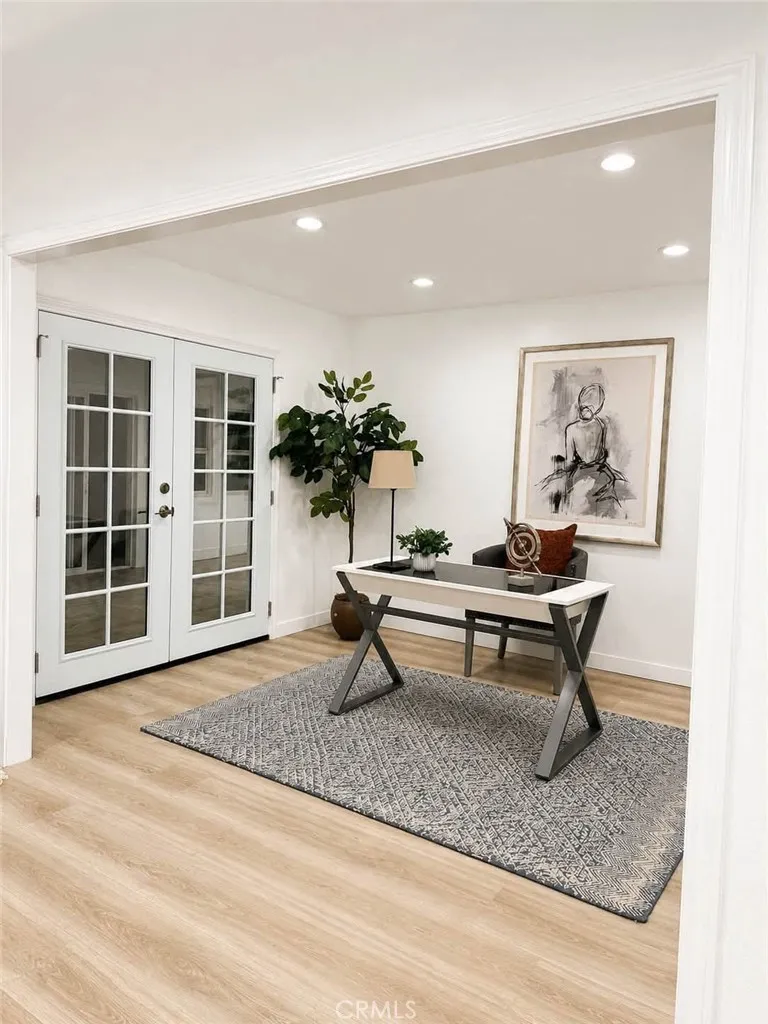 Staged Office Area
