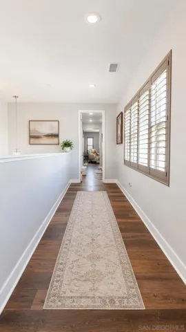 Hallway to the primary room