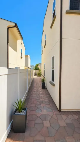 Exterior left side of the house