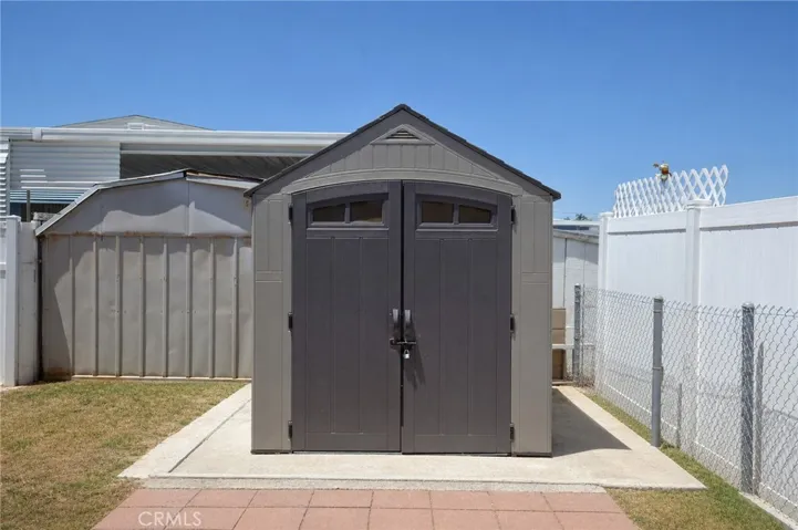 Storage sheds.
