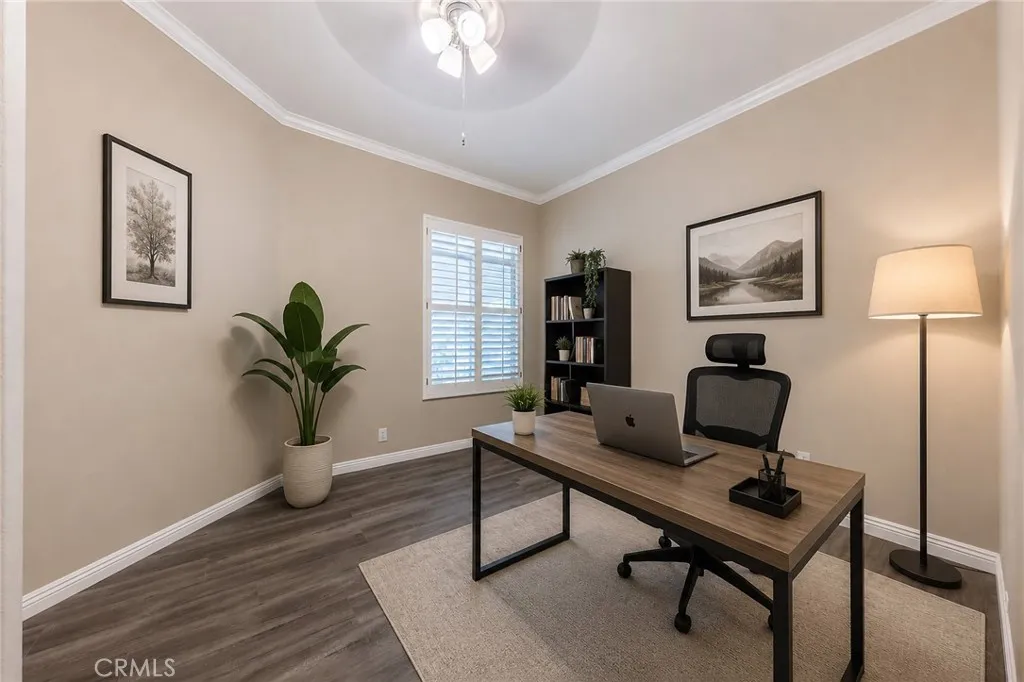 Virtual staged office