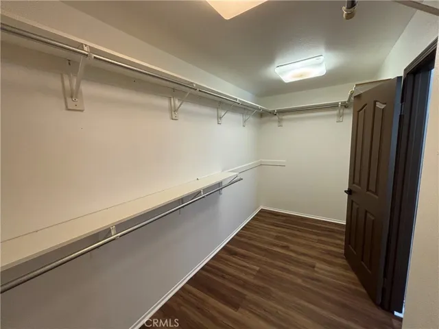 Master walk-in closet