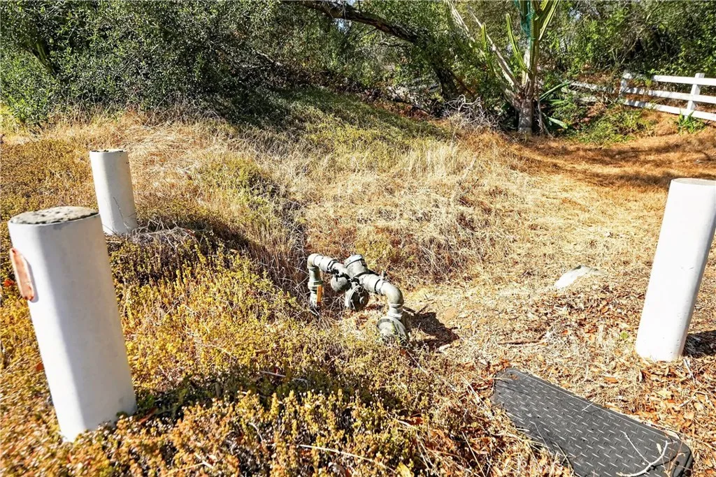 2" WATER METER AT  LIVE OAK ROAD ENTRY  ON THE PAN HANDLE OF THE  20  ACRES