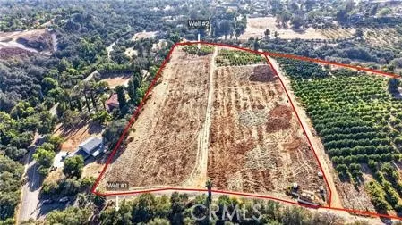 AERIAL OVERVIEW OF TEN ACRES. LEGAL ENTRY IS PROVIDED OVER THE ADJACENT 20  ACRE GROVE PARCEL WHICH IS  ALSO AVAILABLE.
