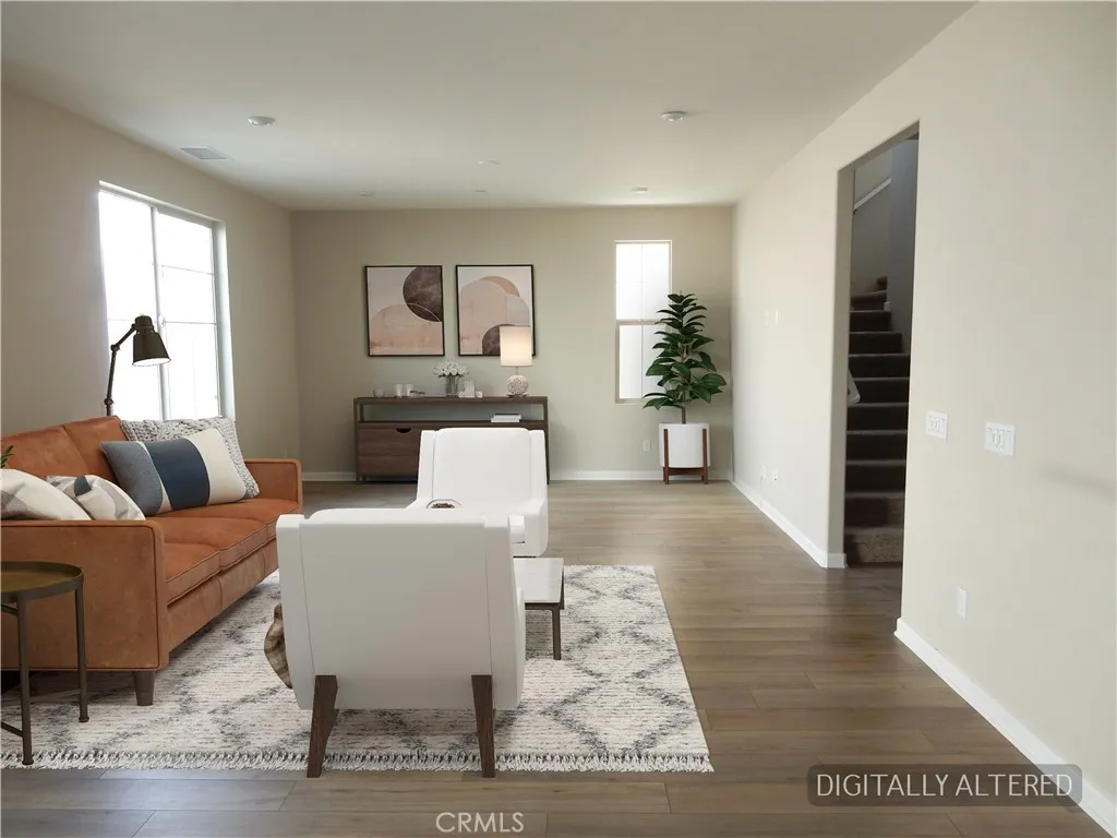 Living Room-Digitally Staged