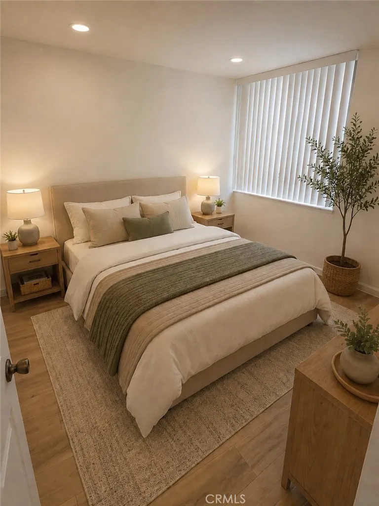 First floor bedroom virtual staging
