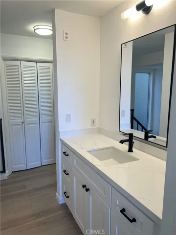 Remodeled upstairs bath area
