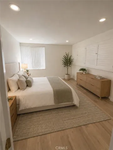 Upstairs loft bedroom virtual staging