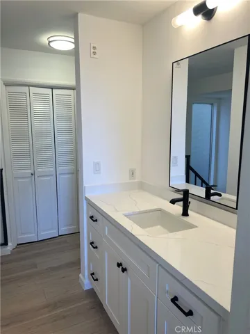 Remodeled upstairs bath area