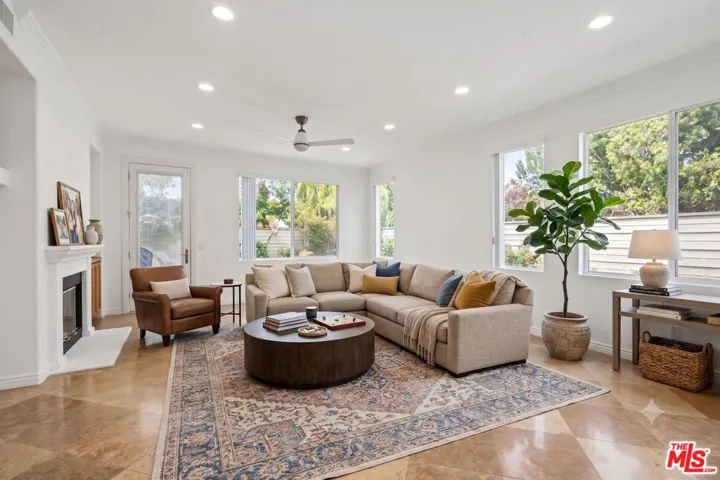 Family Room Virtually Staged