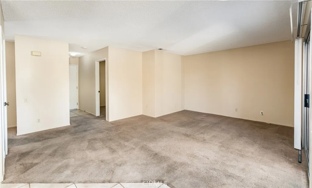 Family room located off the kitchen