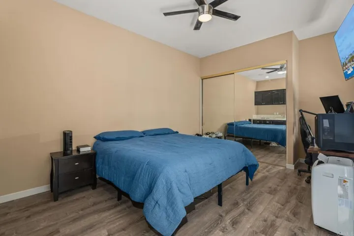 Bedroom with private entrance & kitchenette