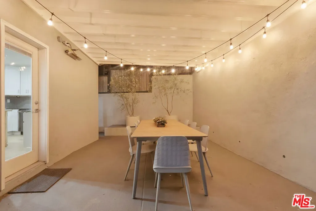 Covered patio