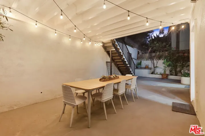 Covered patio