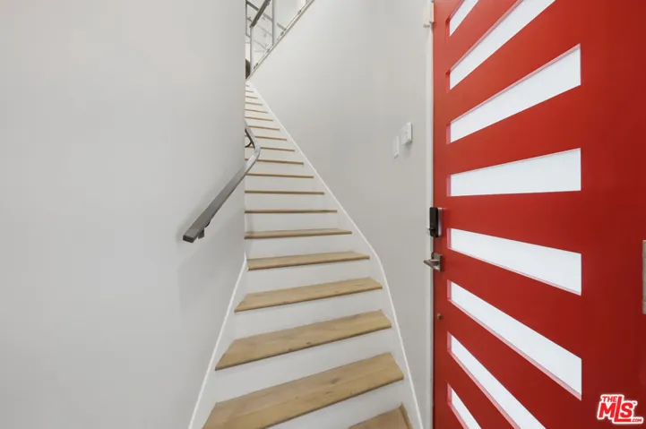 Stairway up to 2nd floor