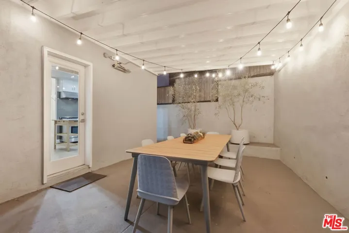 Covered patio