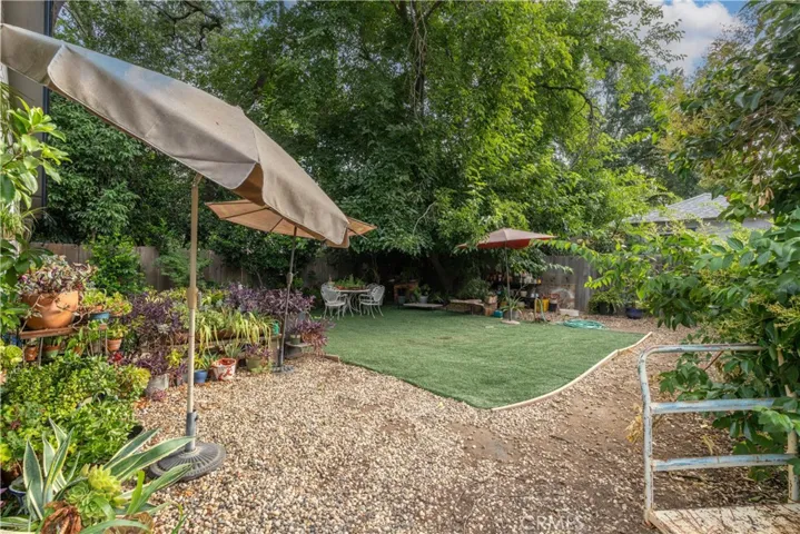 Private back yard