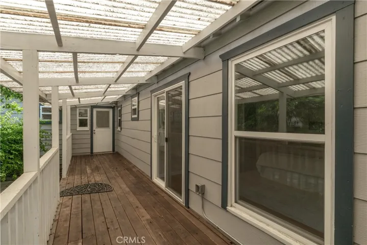 Covered patio