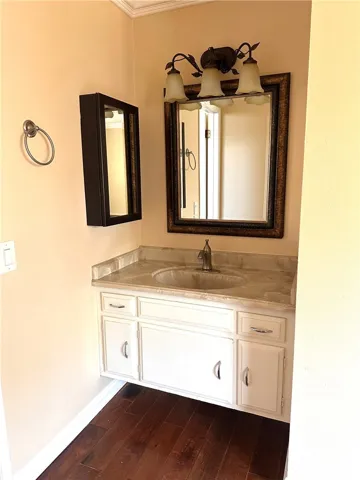 Master bedroom vanity