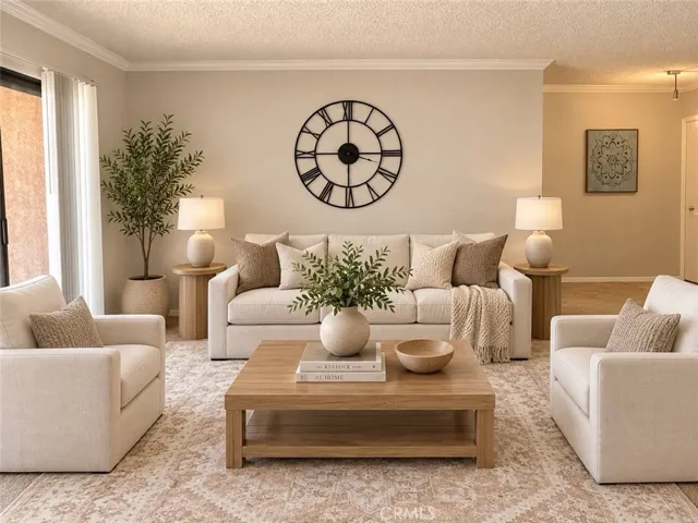 Living Room - virtually staged