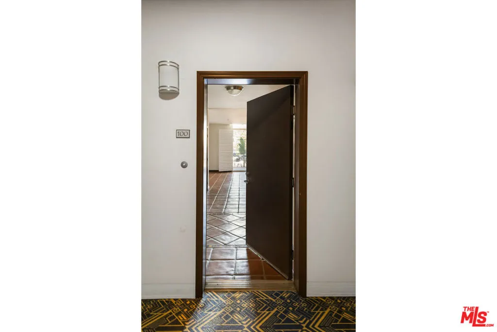 First floor,  back door