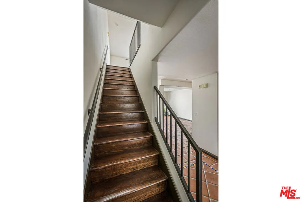 Leads to second floor