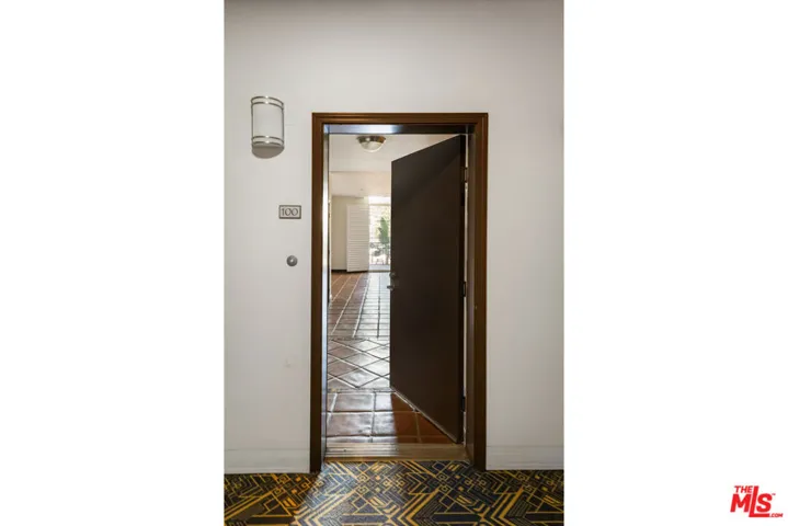 First floor,  back door