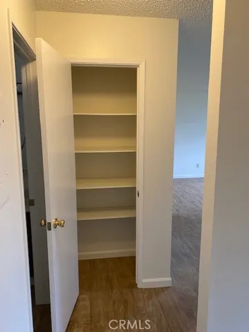 Linen closet in hall.