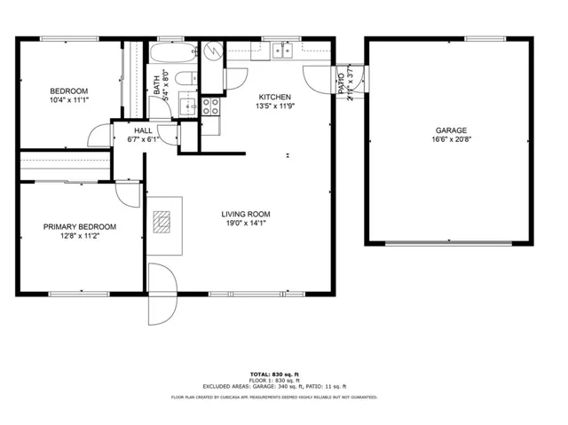 Approx floorplan