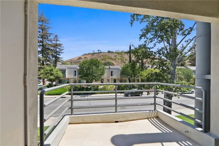 Balcony decking off the living room.