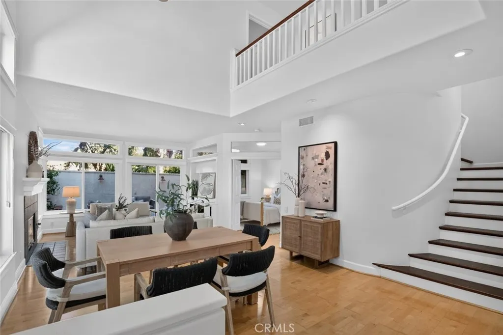 Welcome to Via Corona, vaulted ceilings greet you