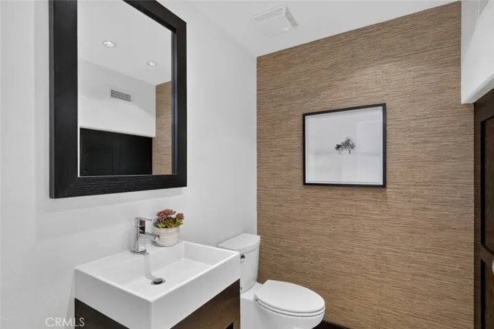 Downstairs bathroom-it has a shower