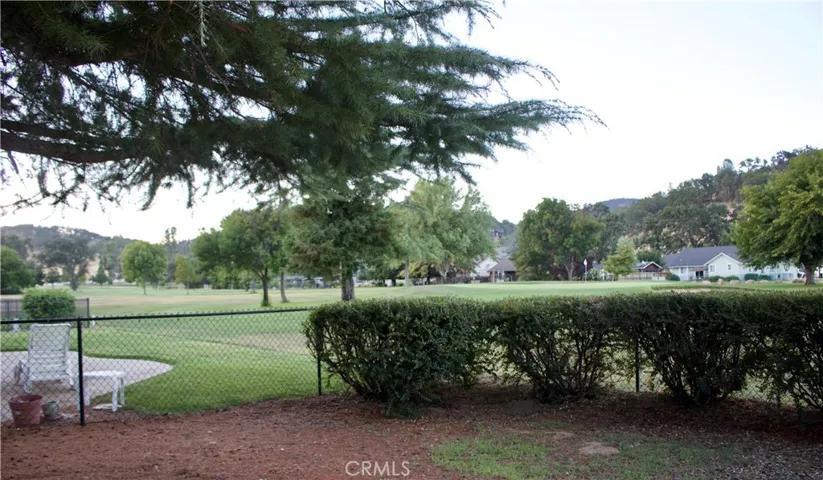 View from back patio area of the golf course...