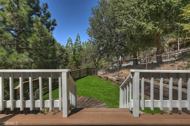Upper level outdoor space.