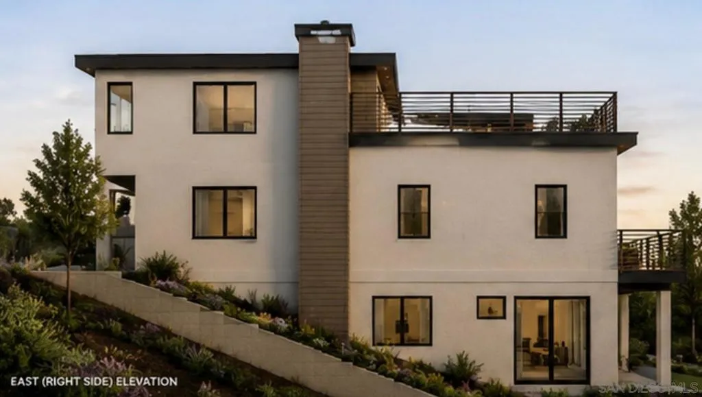 Upper House - West Elevation Close Rendering generated by AI