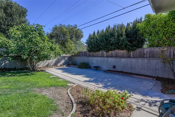 Backyard with Planter Beds